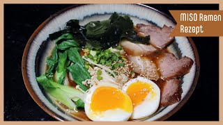 Miso RAMEN Rezept  Tams Cooking [upl. by Oates]