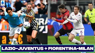 LAZIOJUVENTUS 10  FIORENTINAMILAN 12  Live Reaction  Serie A TIM 202324 [upl. by Kirsteni119]