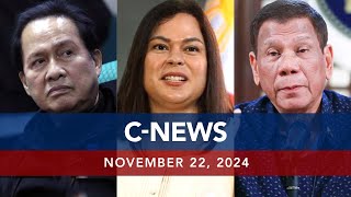 UNTV CNEWS  November 22 2024 [upl. by Leinto]