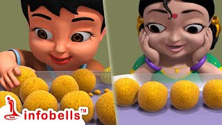 வட்டமான லட்டு தட்டு நிறைய லட்டு  Tamil Rhymes for Children  Infobells [upl. by Akiehs]