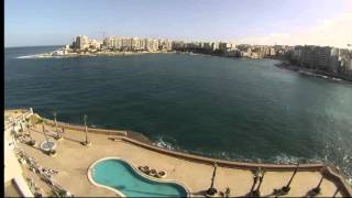 Cavalieri Art Hotel St Julians Malta bay view room [upl. by Danforth]