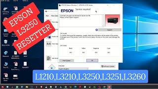 Epson l1210 l3260 l5290 resetter [upl. by Deroo]