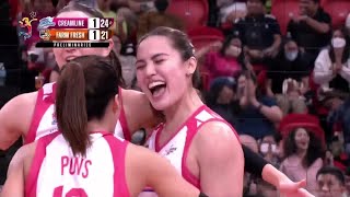 GumabaoStaunton EXPLOSIVE PLAYS for Creamline vs Farm Fresh 💥  2024 PVL REINFORCED CONFERENCE [upl. by Ennairek]