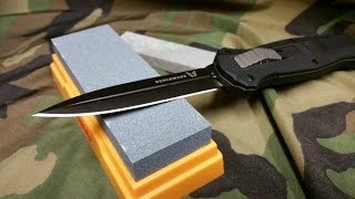 How to Sharpen a Knife Beginners Tutorial [upl. by Politi217]