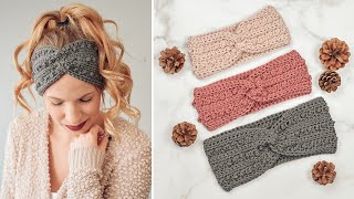 Easy Crochet Headband Tutorial  Picot Headband Tutorial  Free Crochet Headband Pattern [upl. by Aymer]