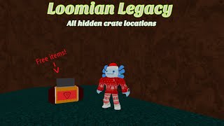 All Secret Crate Locations  Loomian Legacy [upl. by Atok94]