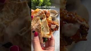 Crispy Chilli Heatwave Folded Wrap Recipe [upl. by Yemane648]