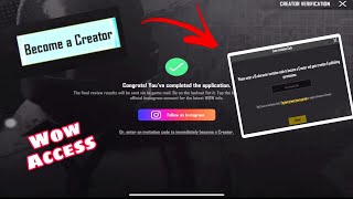 HOW TO GET WOW MAP ACCESS IN PUBG MOBILE  BECOME A CREATOR WITHOUT INVITATION CODE [upl. by Ardekan]