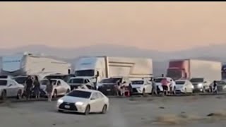 Autopista 15 cerrada tras accidente camino a Las Vegas [upl. by Rider]