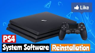 How To Reinstall PS4 System Software [upl. by Akimad]