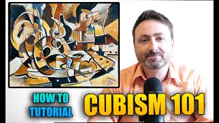 CUBISM 101  HOW TO FULL VIDEO cubism art painting artlesson abstractart [upl. by Hafirahs253]