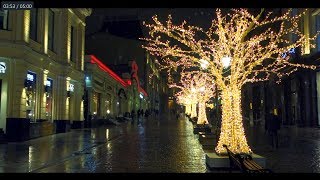 Новогодняя Москва  Christmas Holidays in Moscow [upl. by Meurer]