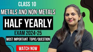 Metals and non metals class 10 ncert  class 10 science chapter 3 [upl. by Tiertza]