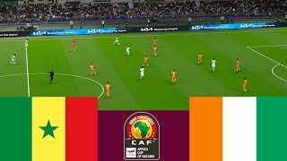 Senegal vs Cote dIvore Penalty Highlights  Video game simulation PES 2021 [upl. by Adyol]