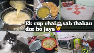 Ek cup chai☕sab thakan dur ho jaye💆tea sukoon viralvideo dailyroutine dailylifestyle dailyvlog [upl. by Lerrej87]