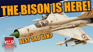 War Thunder DEV  BEST MiG21 IN THE GAME MiG21UPG BISON [upl. by Aetnahs408]