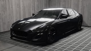 GTA 5  Vehicle Customization  Lampadati Cinquemila Maserati Quattroporte  The Contract DLC [upl. by Oguh]