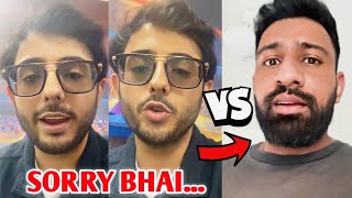 CarryMinati Says SORRY To Rajat Dalal😱 CarryMinati Vs Rajat Dalal Roast Controversy [upl. by Sarad]