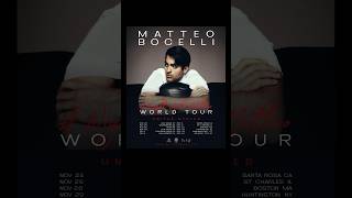 Matteo Bocelli Announces 2023 A Night with Matteo World Tour [upl. by Cathleen]