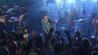 Coldplay  Viva La Vida Live on Letterman [upl. by Eldred611]