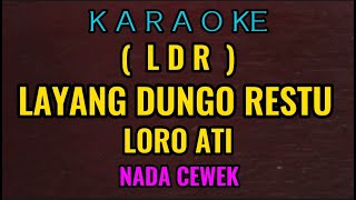 LAYANG DUNGO RESTU  Happy Asmara  Karaoke  Nada Cewek [upl. by Eiznyl]