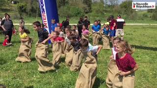 VIDÉO Parthenay  les jeunes lancent la Frappadingue [upl. by Oiznun]