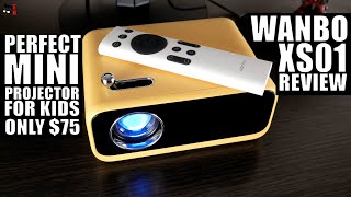 Wanbo Mini XS01 REVIEW This Projector Is Not Just For Children [upl. by Esenwahs477]