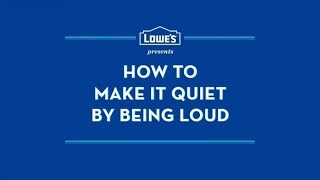 TV Commercial Spot  Lowes How to Make It Quiet By Being Loud  Rotisserie Never Stop Improving [upl. by Vasyuta]