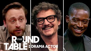 Drama Actors Roundtable Pedro Pascal Evan Peters Kieran Culkin Damson Idris amp More [upl. by Airalav845]