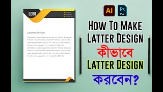 Letterhead Design amp psd mockup 2023  illustrator tutorials  Full class [upl. by Krock]