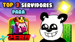 TOP 3 MEJORES SERVIDORES PARA CRAFTSMAN ZERO🤩 [upl. by Johnna935]