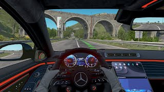 Assetto Corsa  MercedesBenz Brabus B50 Steering wheel gameplay [upl. by Drofyar]