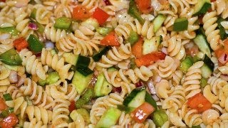 Italian Dressing Pasta Salad  Healthy Dish How to Make Pasta Salad [upl. by Nissa182]