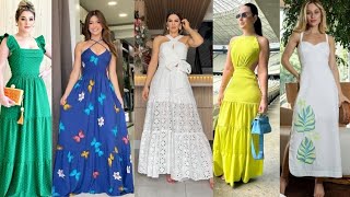 Vestidos moda tendencia 2025 [upl. by Seni]