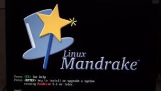 Installing Linux Mandrake 70 [upl. by Jessy785]