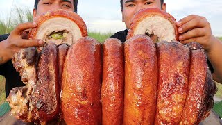 OUTDOOR COOKING  PORK BELLY LECHON MUKBANG  CLASSIC STYLE  MUKBANG PHILIPPINES HD [upl. by Pavla764]