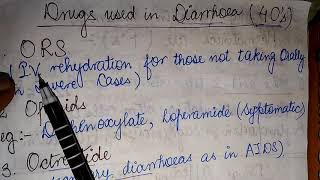 Mnemonics of Medicines for Diarrhoea dranshumantripathi3599 [upl. by Ailemac595]