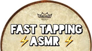 ASMR Fast Tapping on Drums for a Tingle OVERLOAD  Minimal Whispers [upl. by Initirb261]