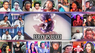 One Piece Episode 1100 Reaction Mashup  Luffy VS Lucci  Vegapunk tells about Luffys Devil Fruit [upl. by Nij]