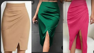 How To Draft A Draped Skirt Pattern  How To Make A Ruched Skirt pattern [upl. by Coucher]