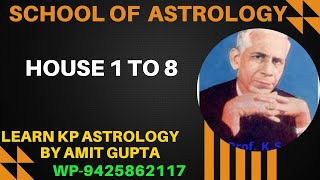 KP ASTROLOGY HOUSE SIGNIFICATORS [upl. by Eidson211]