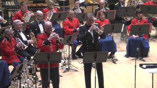 VIVALDI Concerto for Two Trumpets RV 537 Allegro  US Marine Band and Slesvigske Musikkorps [upl. by Adleremse]