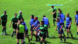 Massive Rugby Fight four red card [upl. by Jillie]