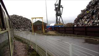 UK Railtours The Solent Witness seen from the train 28122012 [upl. by Oicneconi667]