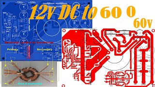 TL494 12 volt DC to 60v 0volt 60v Converter 👇 PDF smps [upl. by Hgiellek36]