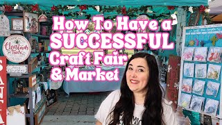 SUCCESSFUL Craft Fair Tips  Advice for a Vendor Market Beginner  Craft Show FAQs [upl. by Kimmie]