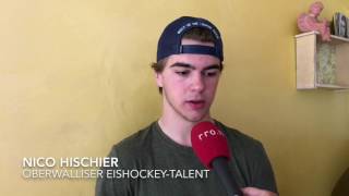 Nico Hischier Oberwalliser EishockeyTalent [upl. by Rosabel]