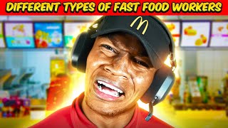 Different types of Fast Food Workers w DarrylMayes [upl. by Fran]