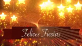 Hermosa tarjeta navideña  Felices Fiestas [upl. by Ajnin]