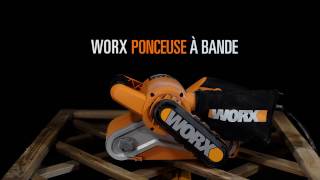 WORX WX661 PONCEUSE À BANDE FR [upl. by Ahsok]